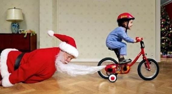 Santa Got Run Over By A Trike