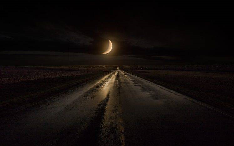 Highway with Moon II